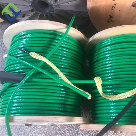 Pu Coated Mmx M Aramid Fiber Rope For Pulling Overhead Cable