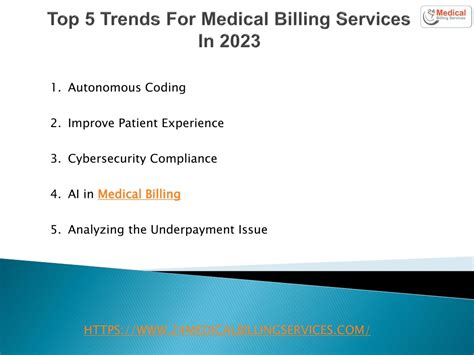 Ppt Top 5 Trends For Medical Billing Services In 2023 Powerpoint