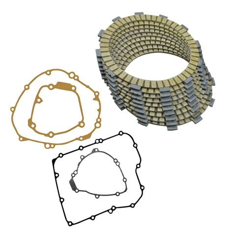 Motorcycle Clutch Plates Disc Set And Crankcase Clutch Covers Gasket