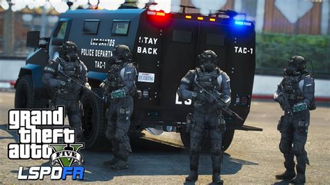 Ghost Swat Patrol Hostage Rescue GTA 5 LSPDFR Police Mod YouTube