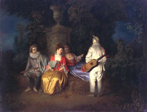 La Partie Carr E Jean Antoine Watteau Mus E Virtuel Art Jean