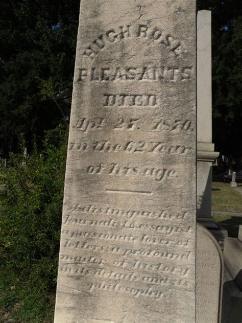 Hugh Rose Pleasants 1809 1870 Find A Grave Memorial