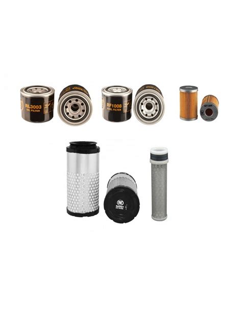 Kubota U 25 3 Filter Service Kit Wkubota D 1105 Eng Air Oil Fuel