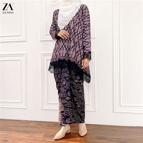 Zoe Arissa Baju Kurung Moden Raya Nada Pario Kurung Kaftan