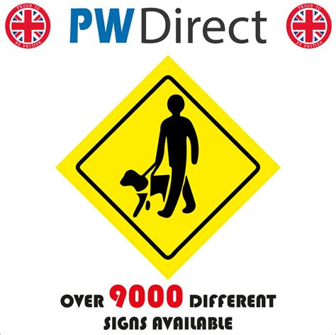 Guide Dogs Sign With Person Dog Pwdirect