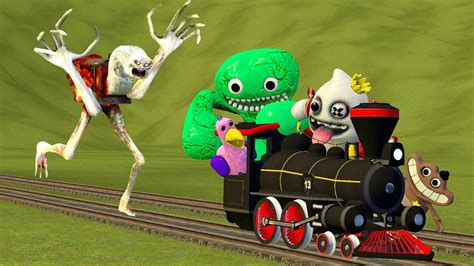 GARTEN OF BANBAN 6 Building A Rideable TRAIN Vs CURSED Thomas And