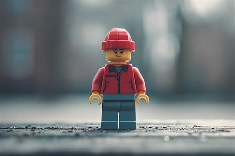 Premium Photo A Lego Man Wearing A Red Hat And Jacket