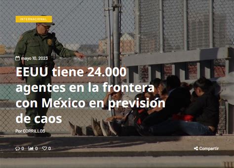 Corrillos On Twitter EEUU Tiene 24 000 Agentes En La Frontera Con