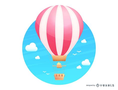 Descarga Vector De Juego De Globo Aerostático Stroke