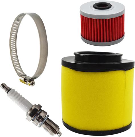 Epotoor Air Filter Oil Filter Spark Plug Replacement For Honda Foreman