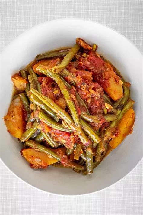 Fasolakia Lathera Greek Green Bean Stew Artofit