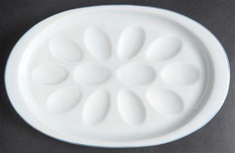 Sky Deviled Egg Plate By Pfaltzgraff Replacements Ltd