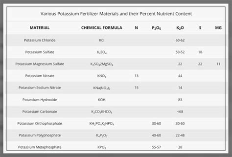 Potassium Fertilizers: Effects, Importance, and Deficiency - AAAK