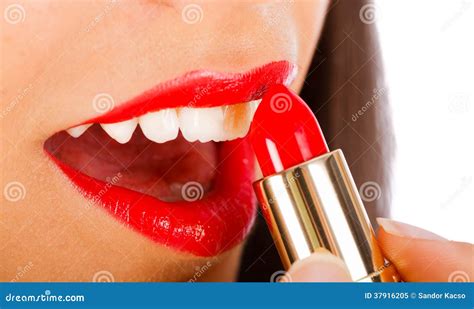 Perfect Lips Only With The Best Lipstick Stock Image Image Of Lips