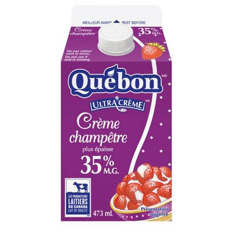 Crème champêtre 35 M G Agropur Cooperative Aliments du Québec