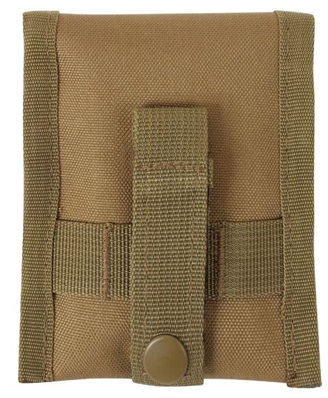 Coyote Brown Molle Compatible Compass Pouch 4 5 X5 Snap Closure Tacti Grunt Force