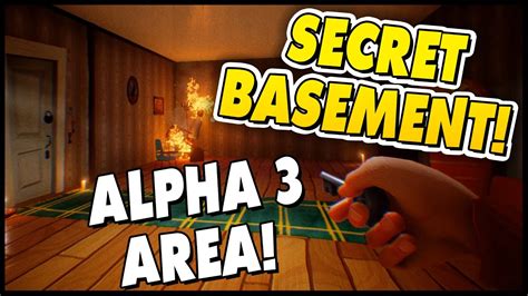 A Giant Secret Basement Hello Neighbor Alpha 2 Gameplay Glitches