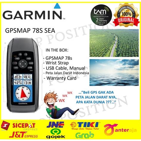 Jual Garmin Gpsmap S Peta Indonesia Garansi Resmi Tam Tahun