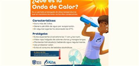 Emite Protección Civil De Boca Del Río Recomendaciones Por Ola De Calor