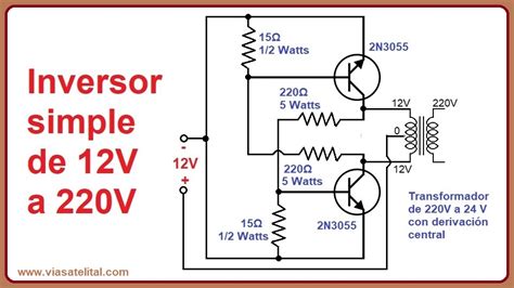 Diagramas De Conversor De 12 Volt A 220 Volt Transformador C