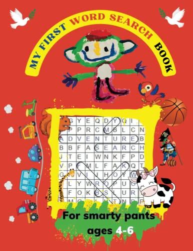 My First Word Search Book Little Champion Books Activity Puzzle Book