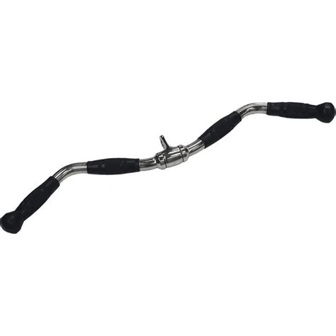 Revolving Curl Bar W Rubber Grips Carolina Fitness Equipment