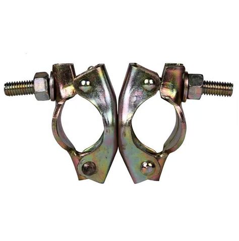 Scaffolding Double Clamp Light Weight Scaffolding Parts Durable Pressed