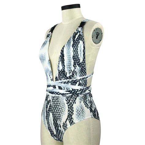 Plus Size Bikini String Snake One Piece Swimwear Swimsuit Buy Snake Swimwear One Piece
