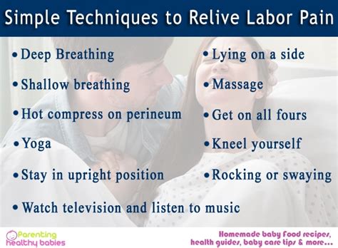 11 Ways To Relieve Labor Pain