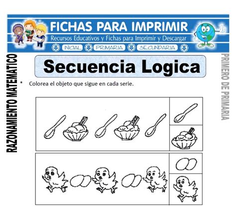 Ejercicios De Razonamiento Logico Para Niños De Primaria Para Imprimir