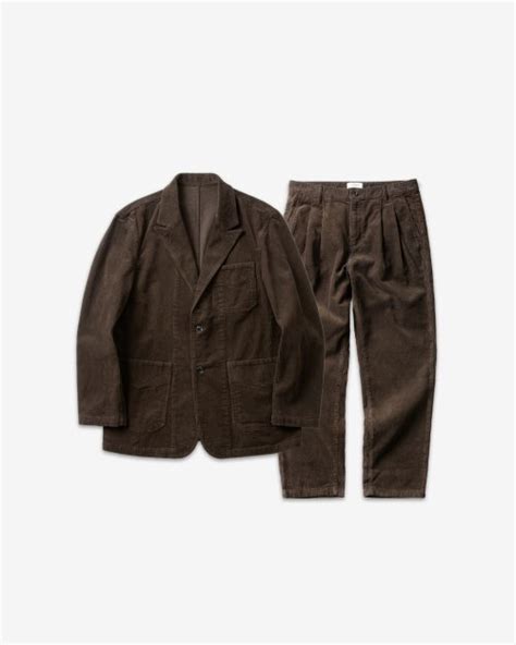 MUSINSA公式 SORTIE Tura Corduroy Washed Set up Brown