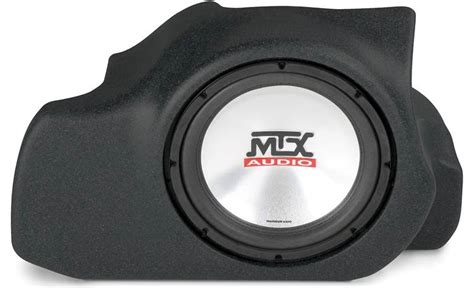 Mtx Amplified Thunderform Custom Fit Powered Subwoofer Black Fits