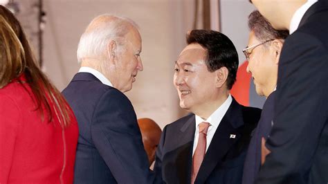 President Yoon Meets Biden In 48 Seconds Summit Virtually Canceled