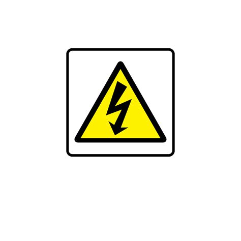 Warning Symbol Electricity