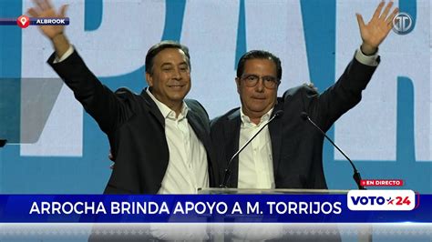 Melitón Arrocha declina de su candidatura presidencial apoyará la de