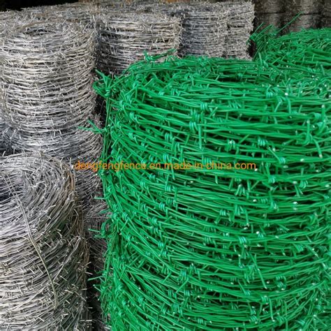 Cheap Galvanized Double Twist Barbed Barb Wire Price Per Roll For Fence