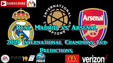 Real Madrid Vs Arsenal International Champions Cup 2019 20