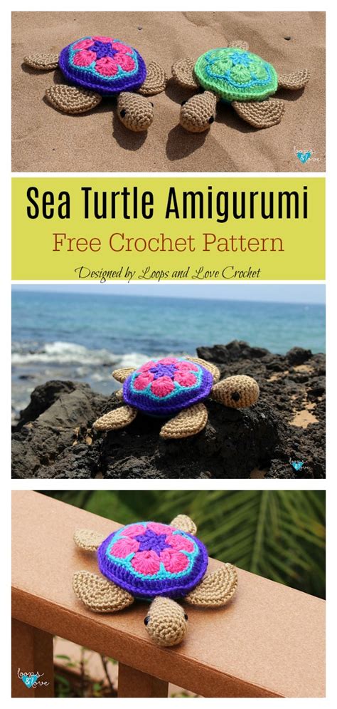 Sea Turtle Amigurumi Free Crochet Pattern