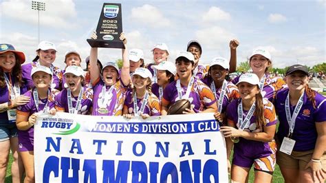 Womens Club Rugby Adds To Clemsons National Championship Collection