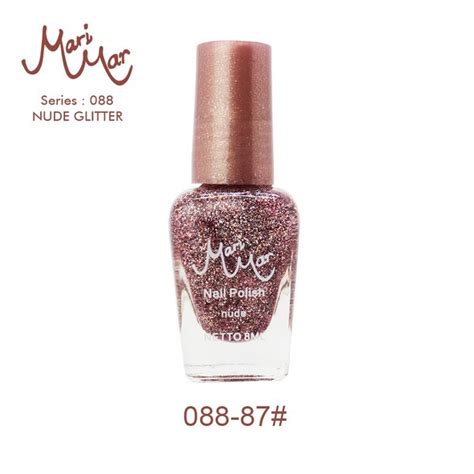 Jual KUTEK MURAH MARIMAR Nail Polish Nude With Glitter 088CC