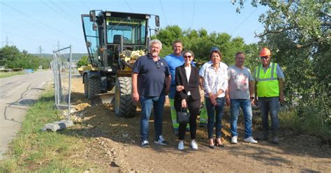 Châteauneuf du Rhône Voies douces et pistes cyclables les travaux