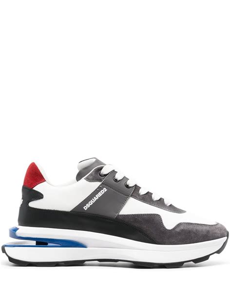 Dsquared2 Two Tone Low Top Sneakers Farfetch