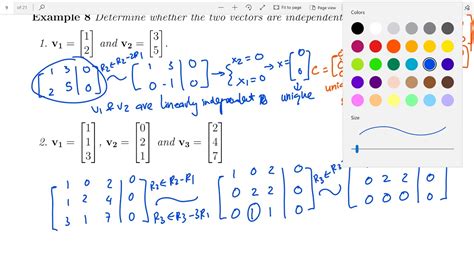 Linear Algebra Section 3 3 Linear Independence YouTube