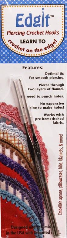 Ben Franklin Crafts And Frame Shop Monroe Wa Edgit™ Piercing Crochet Hooks Used With