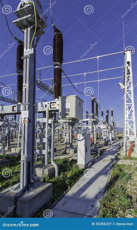 Electrical Station Stock Image Image Of Isolators Energy 35356237