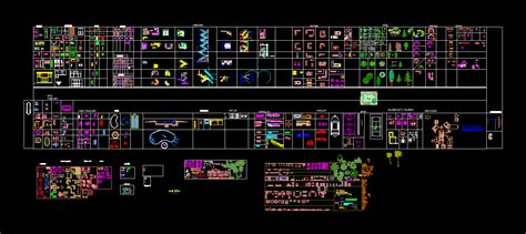 Bloque Muebles En Autocad Librería Cad