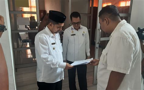 Pemkab Pj Bupati Agara Drs Syakir M Si Sidak Perdana Ke OPD