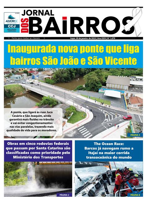 Jornal Dos Bairros 20 Janeiro 2023 By Editora Bittencourt Issuu