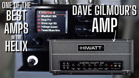 One Of The Best Amps In The Helix Hiwatt Dr103 Dave Gilmours Amp Youtube