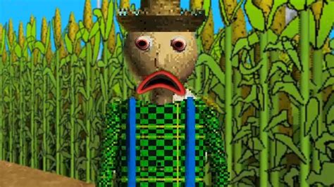 Hunted By New Farmer Baldi In His Secret Corn Maze Baldi S Basics